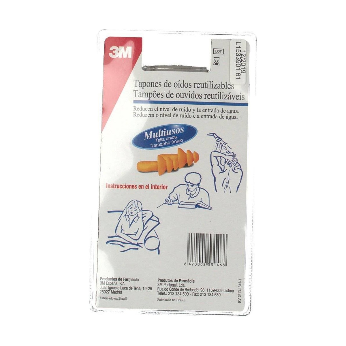 tapones 3m oidos agua