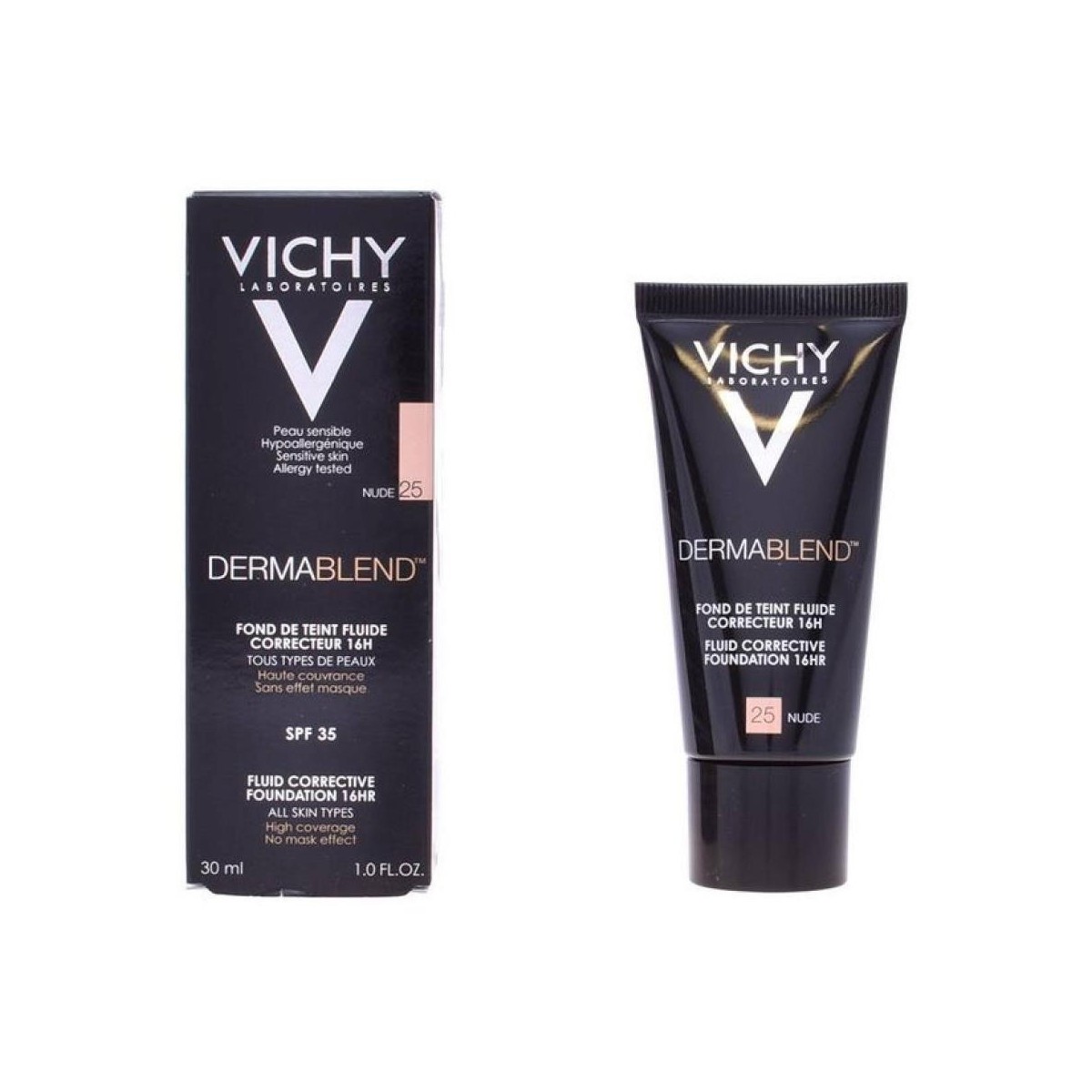vichy dermablend fondo de maquillaje corrector 25 nude 30ml
