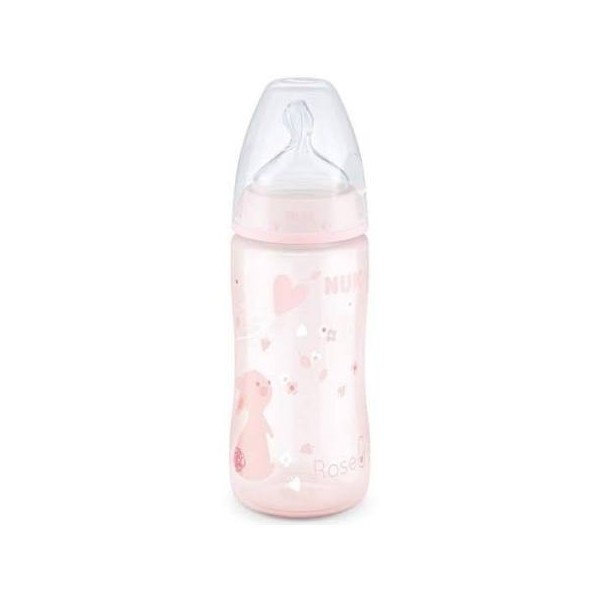 nuk biberon silicona talla 1 con tetina mediana