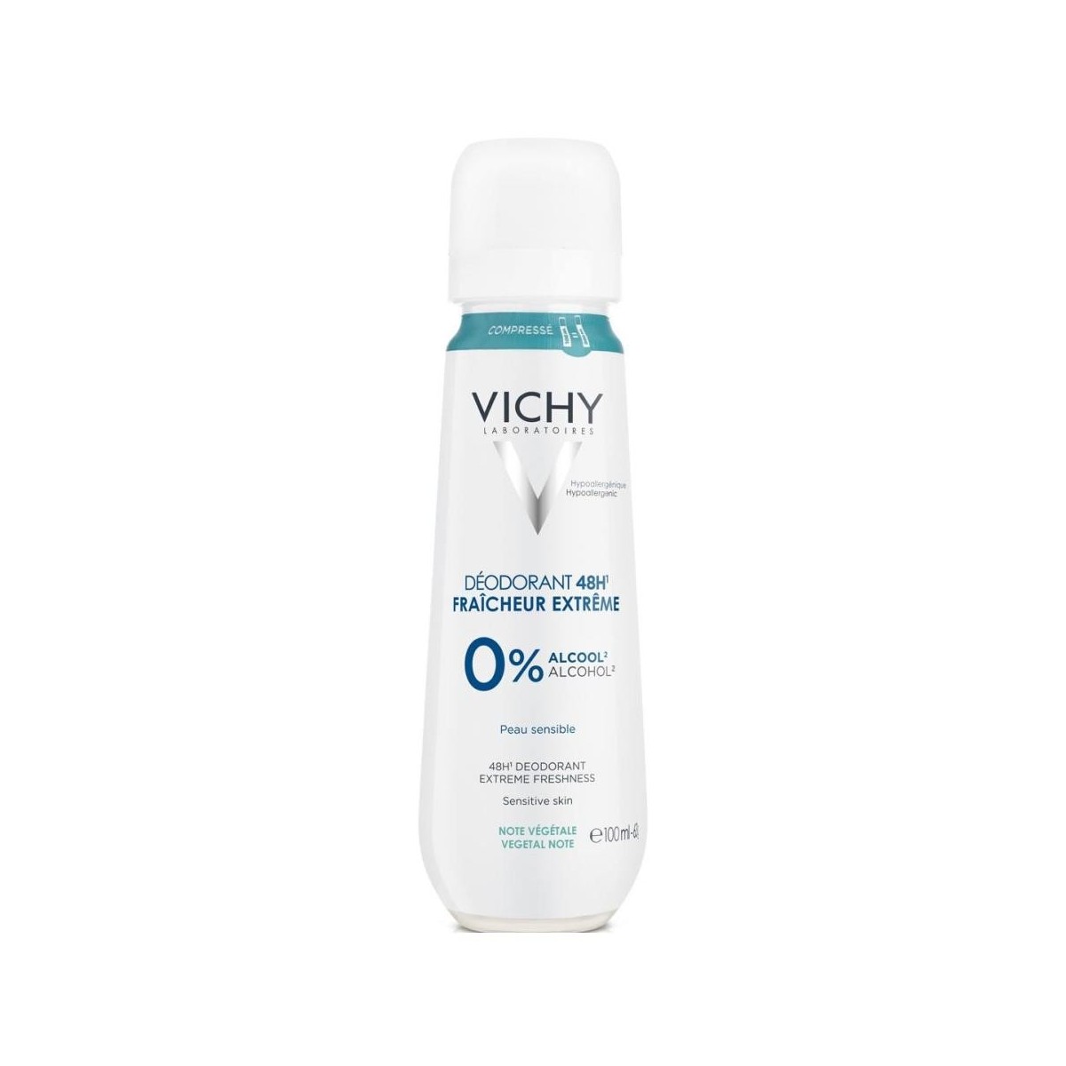 vichy desodorante frescor extremo 48h 100ml