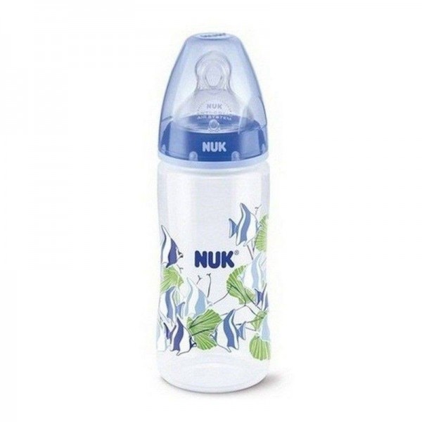 nuk biberon silicona talla 1 con tetina mediana