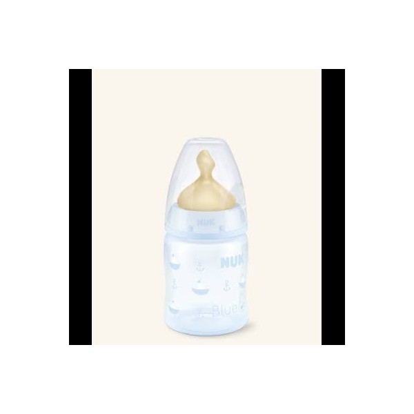 nuk biberon latex blue 0 6 m 150 ml