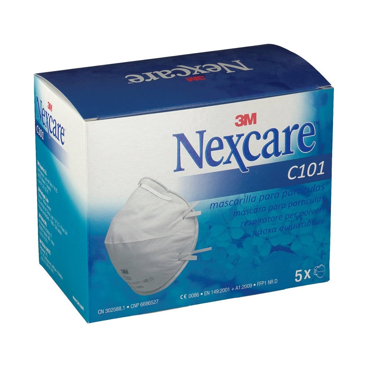 nexcare mascarilla c101