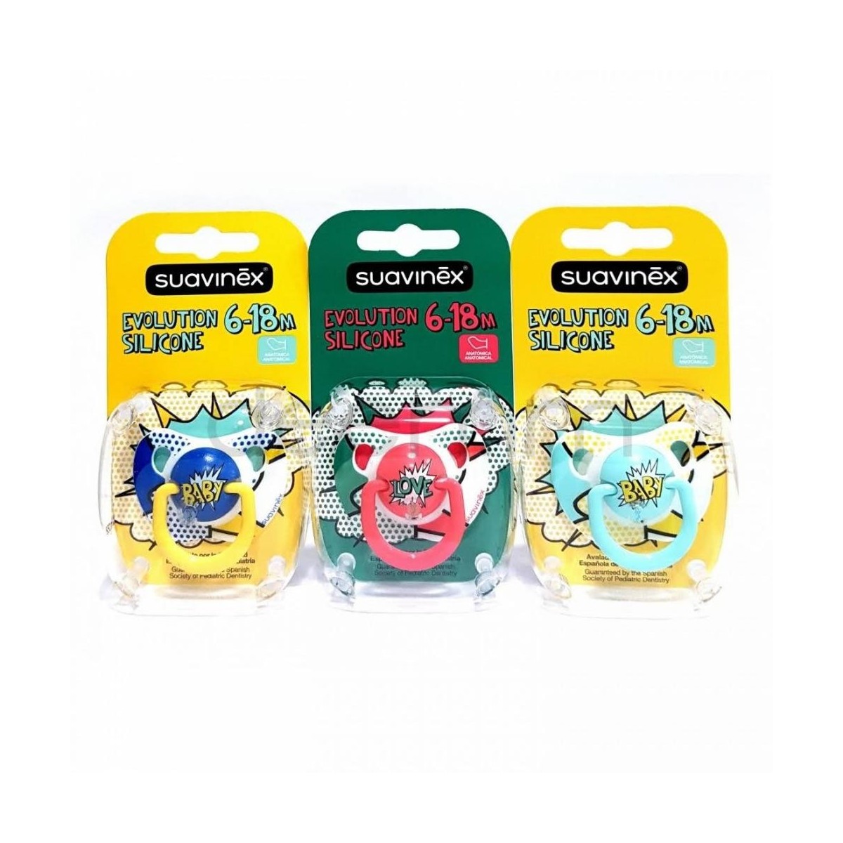 suavinex chupete 6 18m evolution silicona baby art