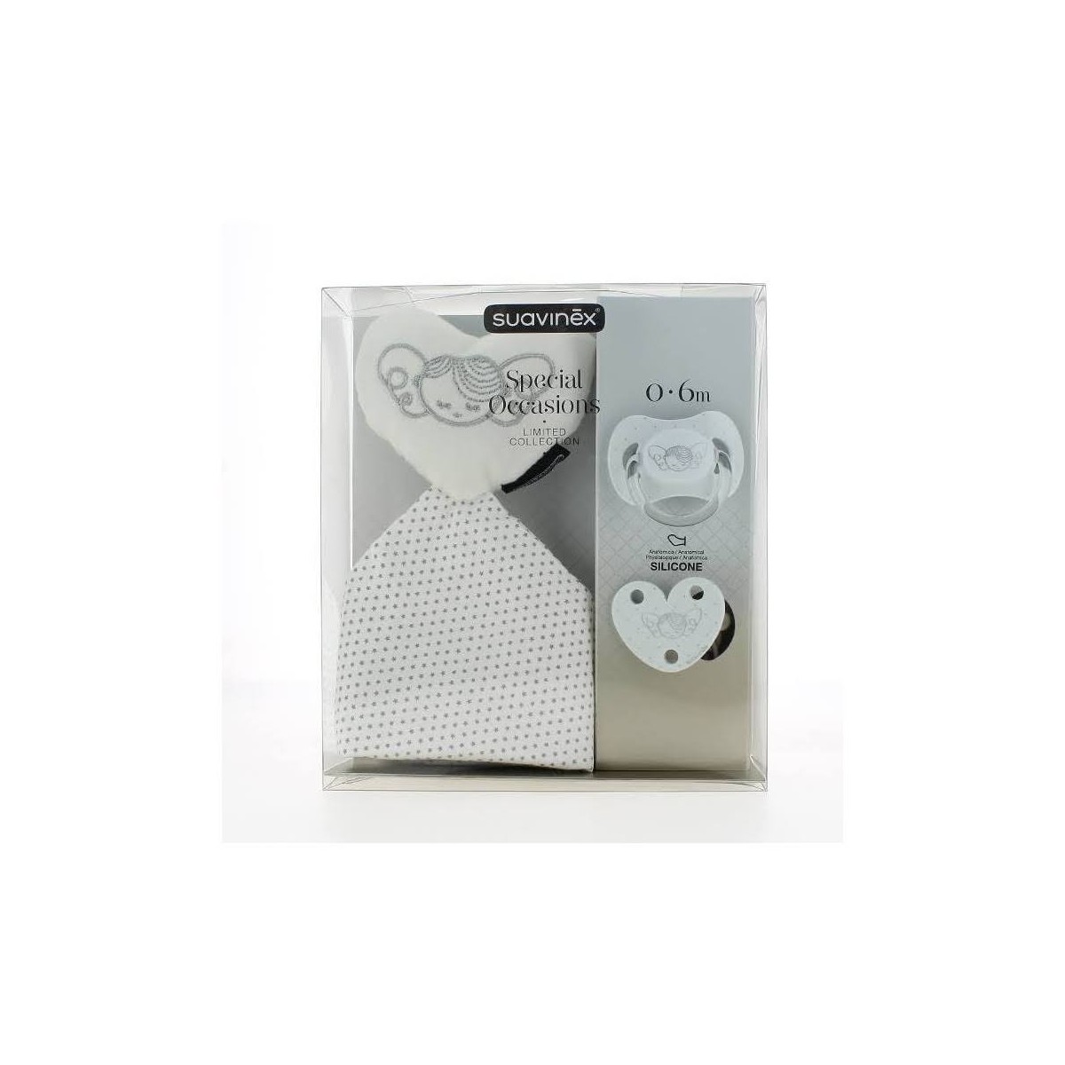 suavinex set white silicona
