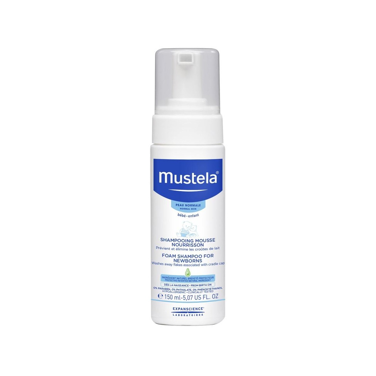 mustela champu recien nacido 150 ml