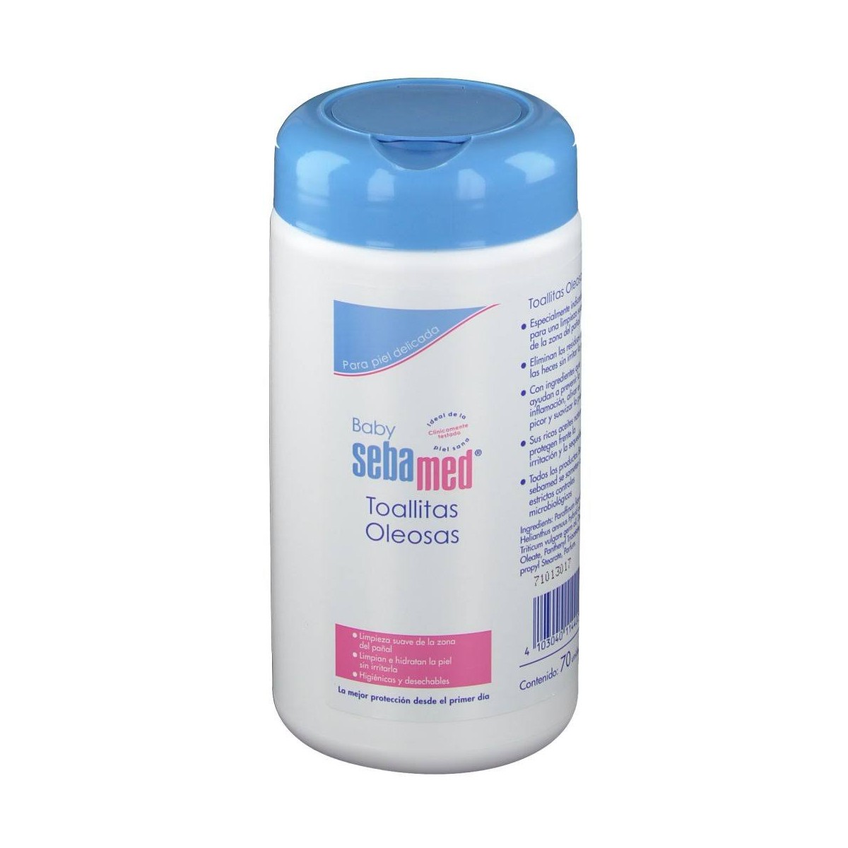sebamed baby 70 toallitas oleosas