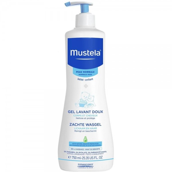mustela gel dermo limpiador 750 ml