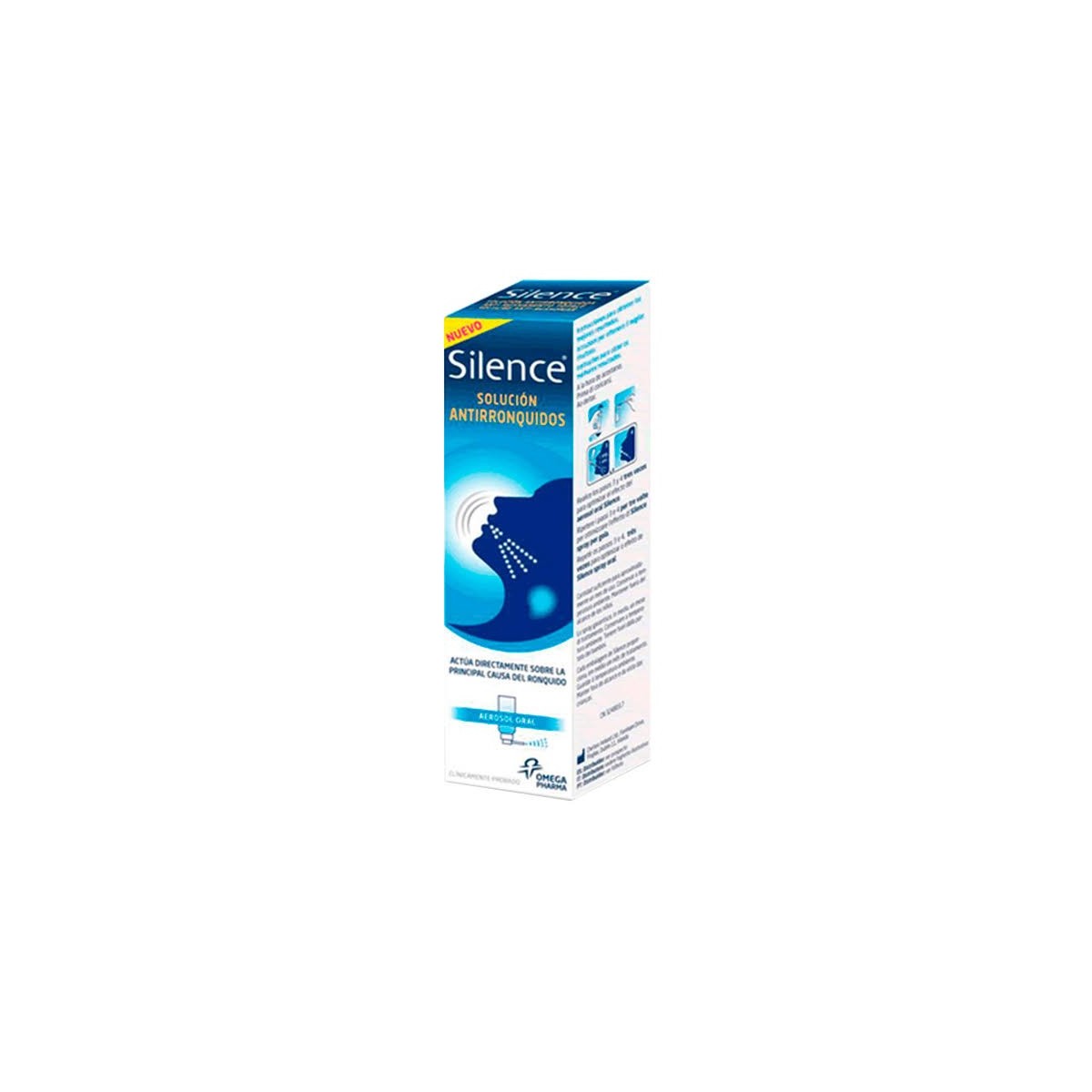silence aerosol bucal antirronquidos 50ml