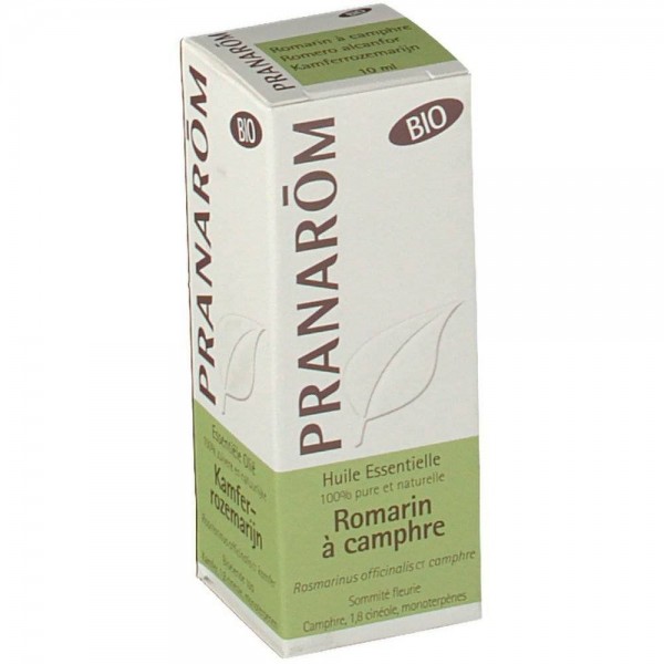 pranarom romero alcanfor aceite esencial bio 10 ml
