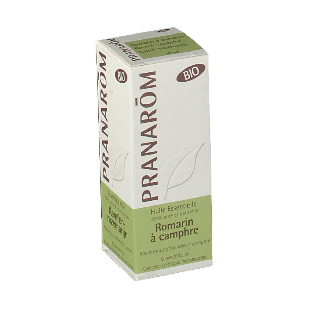 pranarom romero alcanfor aceite esencial bio 10 ml