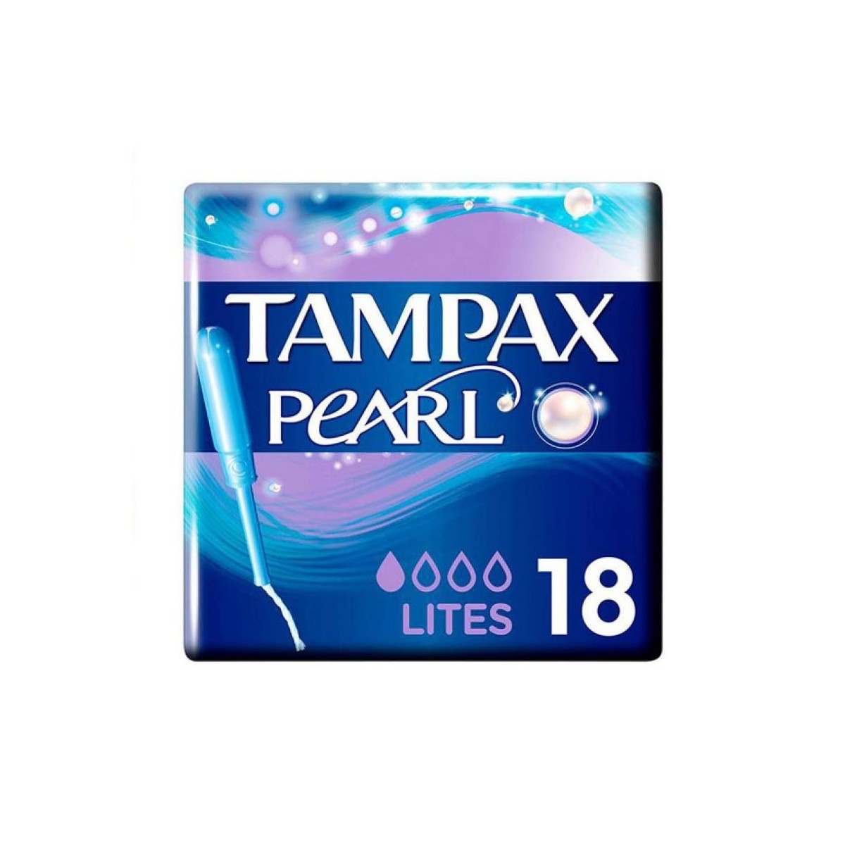 tampax pearl lites 18 ud
