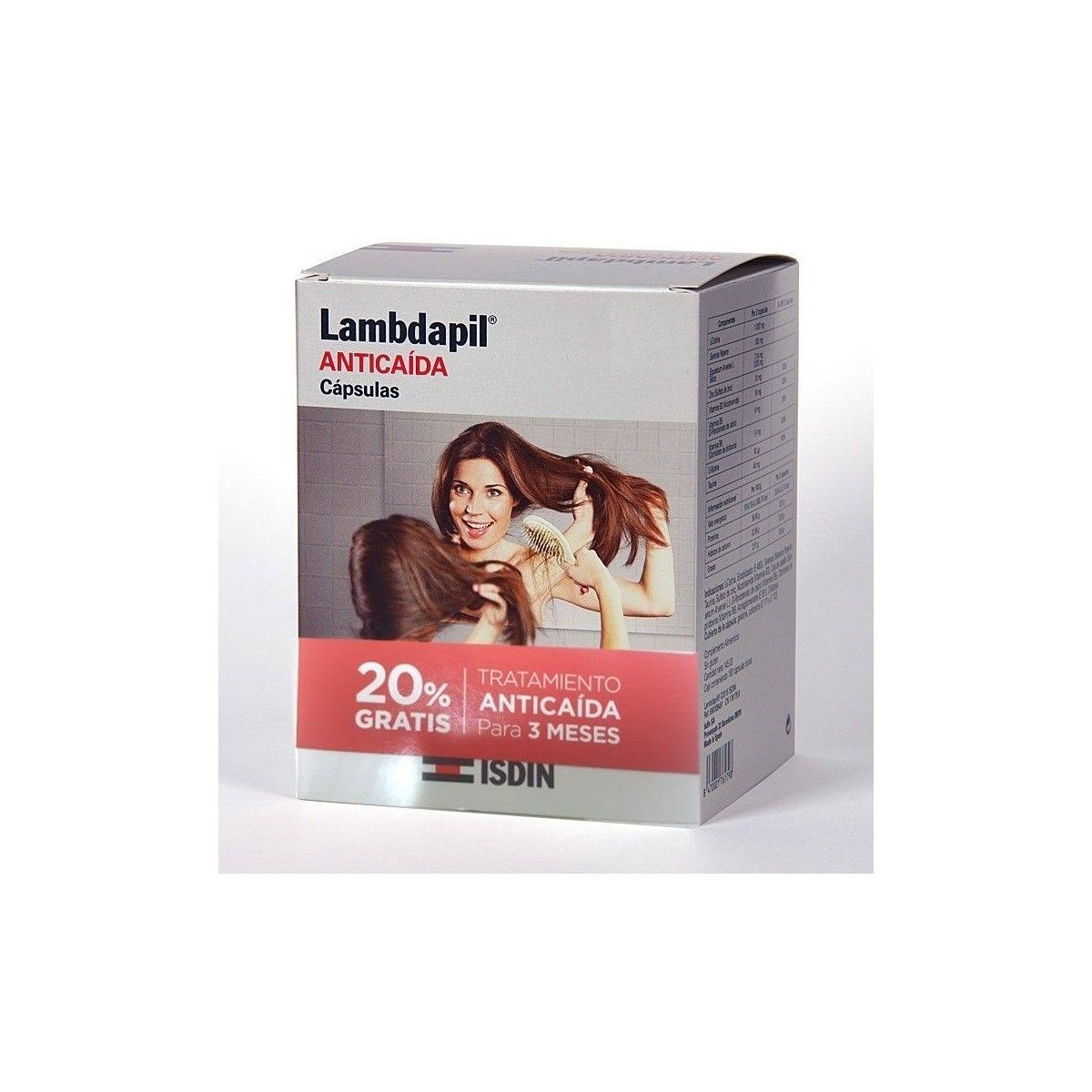 isdin lambdapil anticaida 180 capsulas