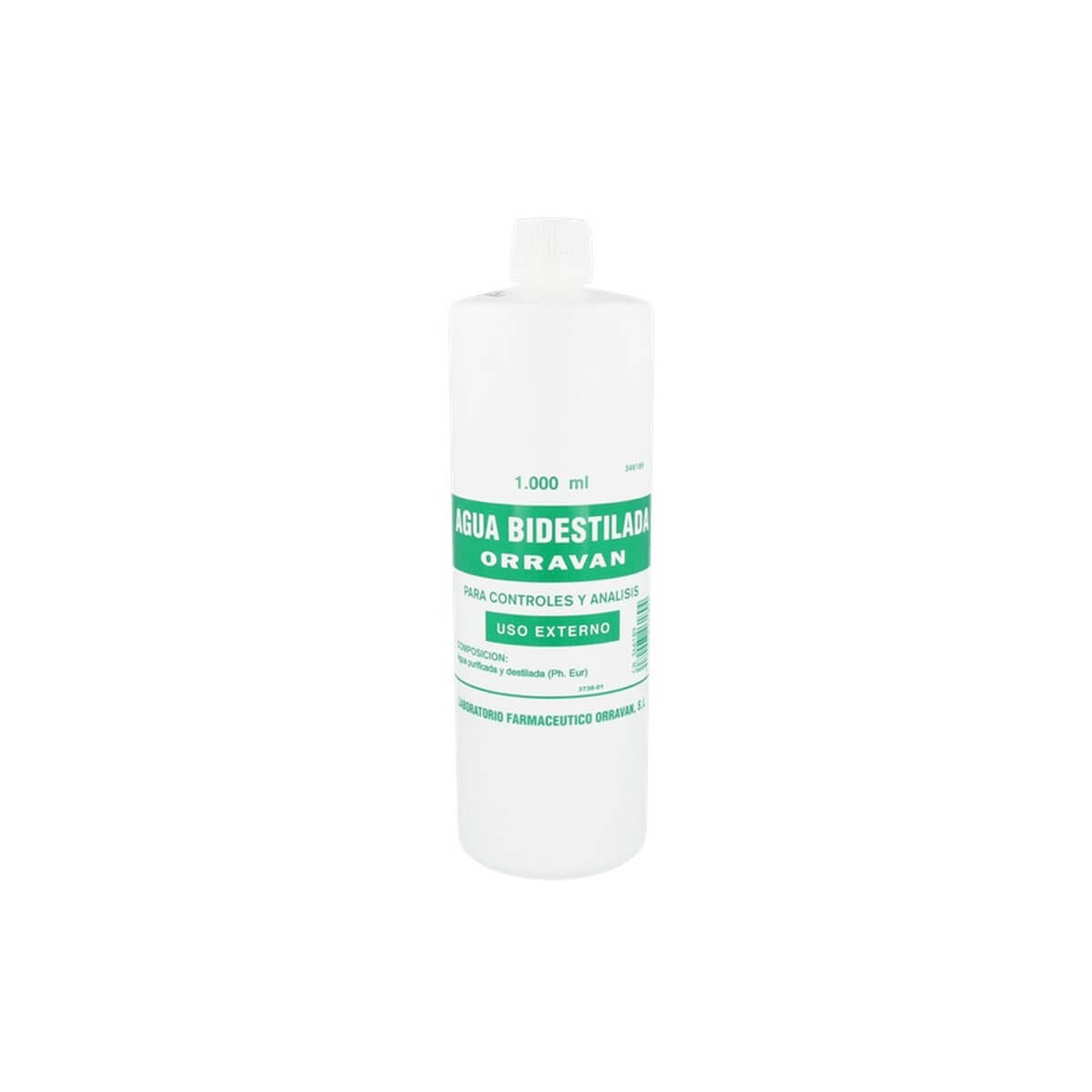 orravan agua bidestilada 1 l