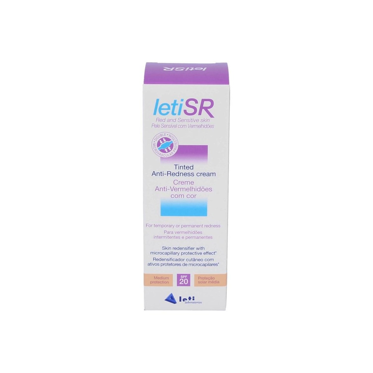 leti sr crema anti rojeces con color 40 ml