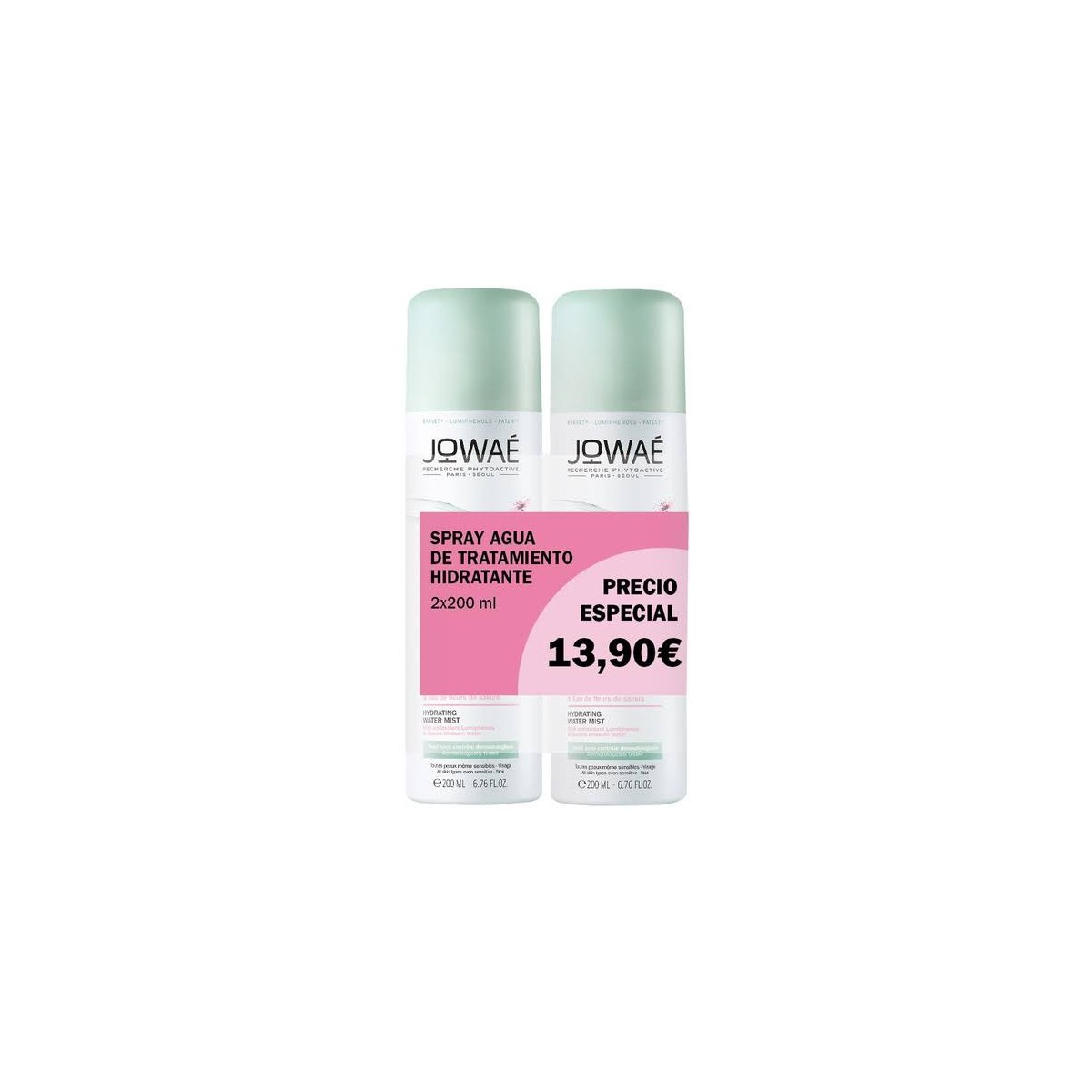 jowae agua de tratamiento hidratante pack
