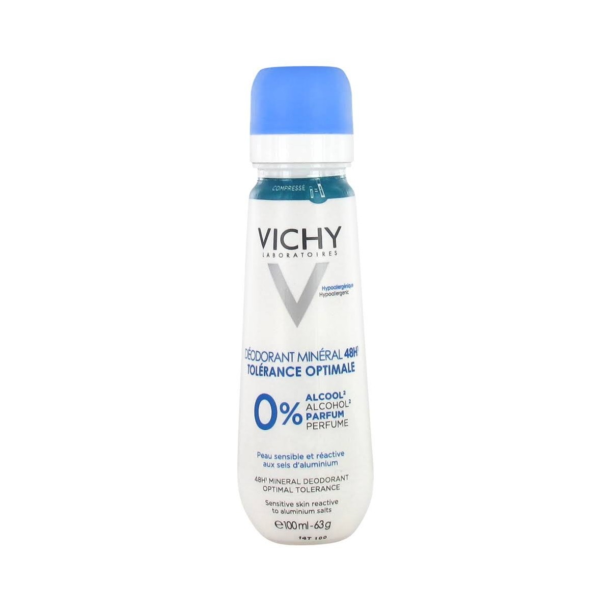 vichy desodorante 48h mineral spray 100ml