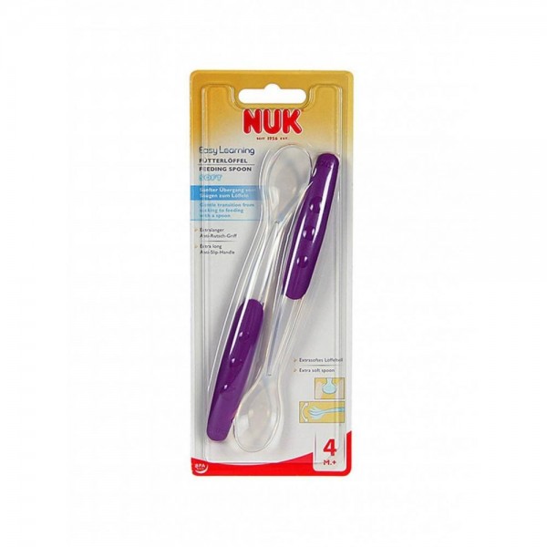 cuchara silicona easy learning 2 unidades nuk