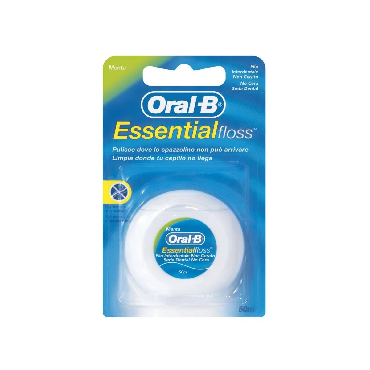 seda dental oral b essential floss con cera menta