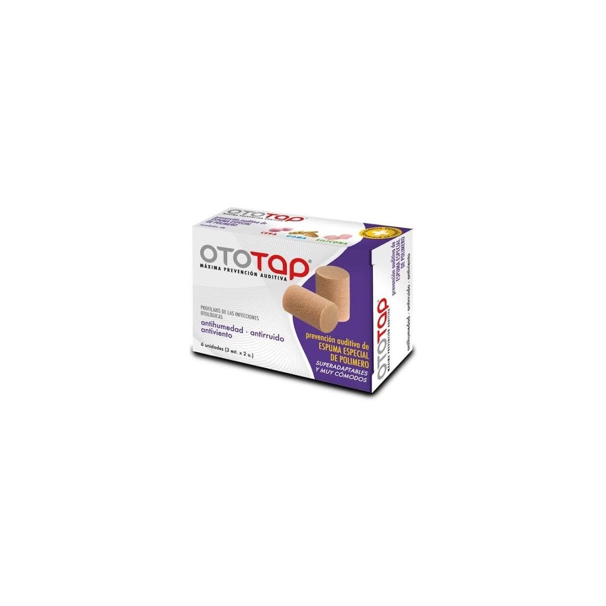 ototap tapones espuma 6 uds