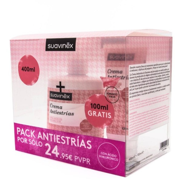 suavinex pack antiestrias 400 ml 100 ml