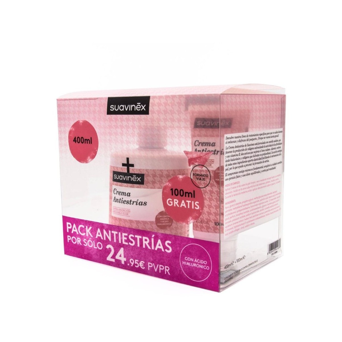 suavinex pack antiestrias 400 ml 100 ml