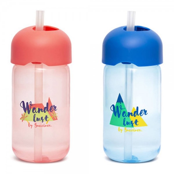 botella con pajita wonder lust 340ml