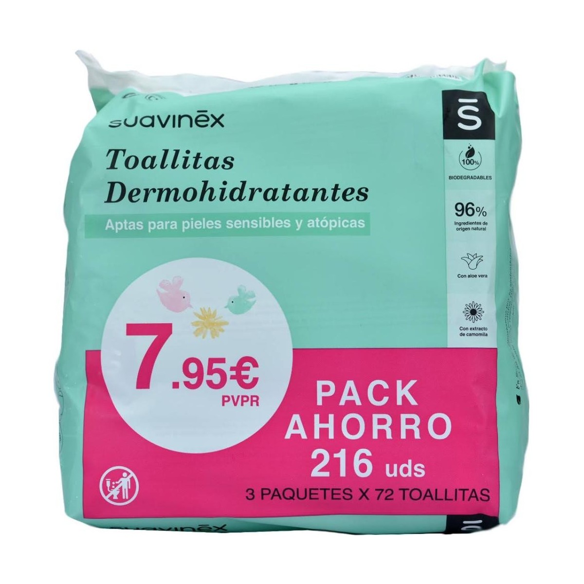 suavinex pack ahorro toallitas dermohidratantes