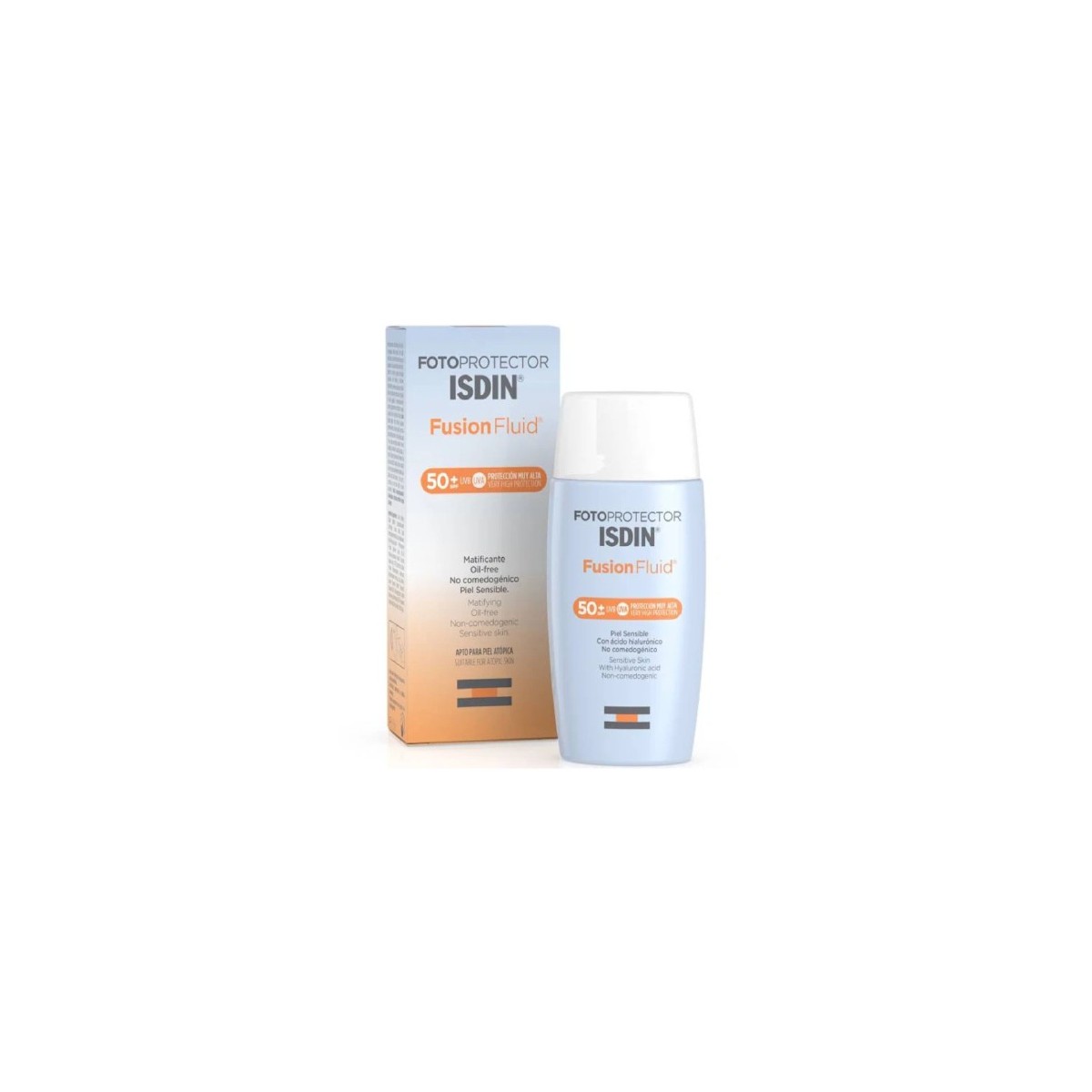 isdin fotoprotector spf50 gel crema 200ml fusion fluid 50ml