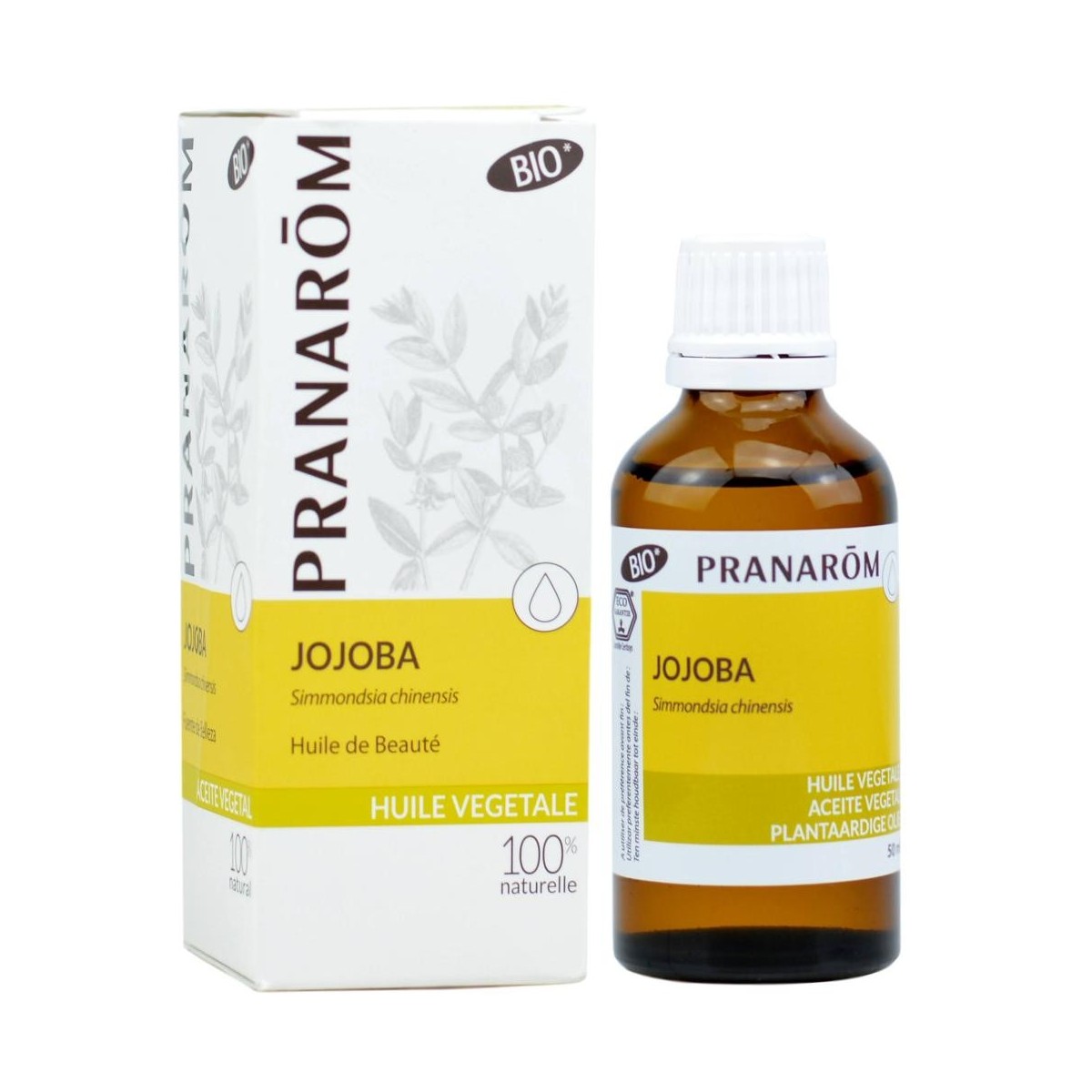pranarom aceite vegetal jojoba 50 ml