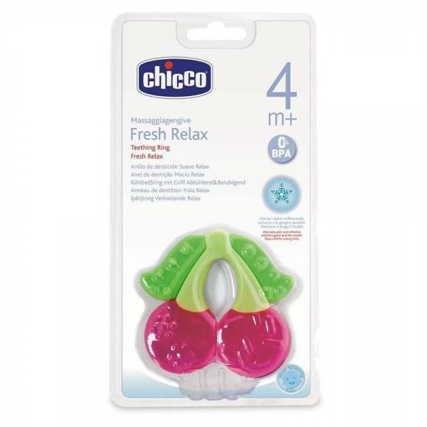 mordedor cereza fresh relax chicco 4m