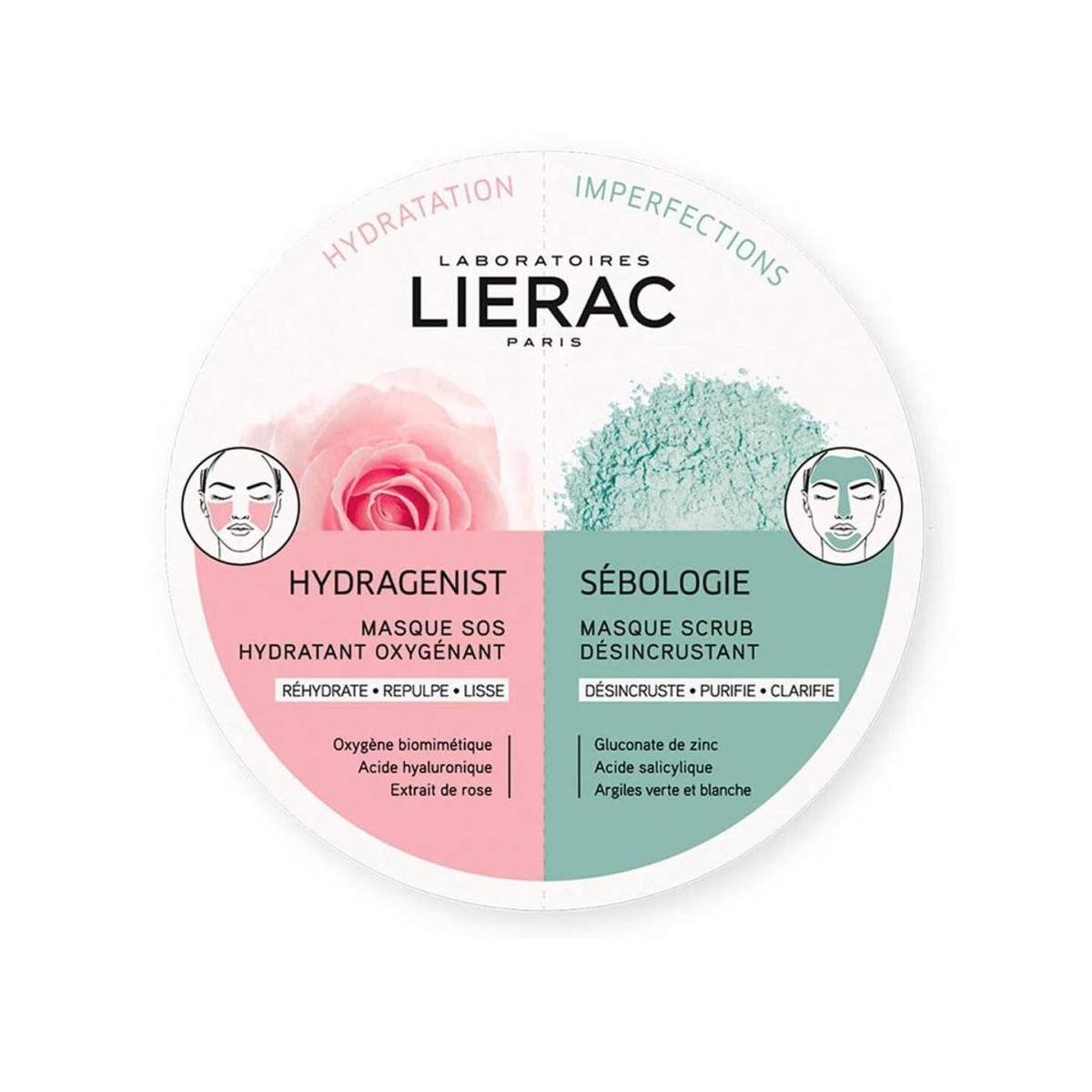 lierac mascarilla mask hydragenist sebologie