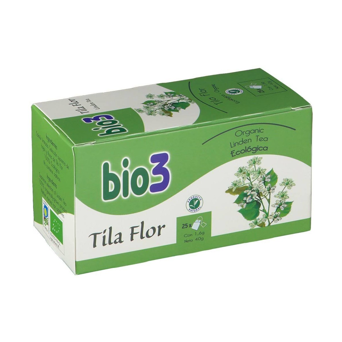 bio3 tila flor 25 filtros