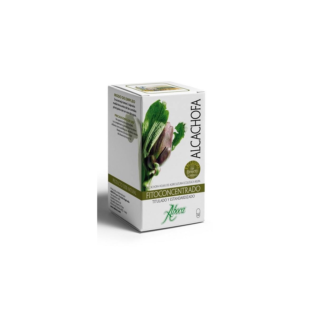 aboca fitoconcentrado alcachofa 500 mg 50 caps