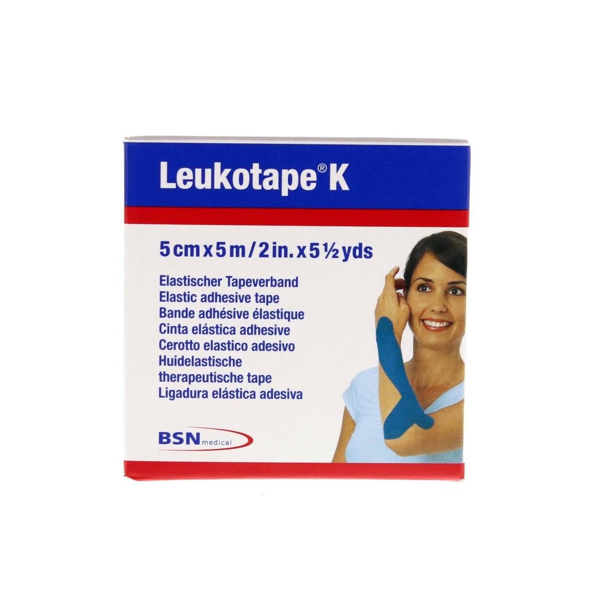 leukotape k 5 cm x 5 m azul