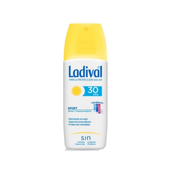 ladival sport spray transparente 150 ml