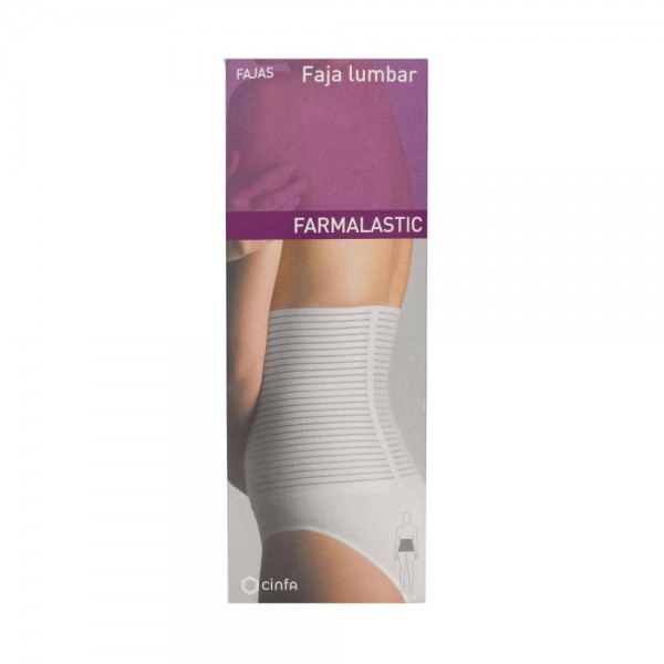 farmalastic faja lumbar blanca talla 3